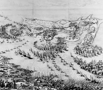 Le siège de la citadelle de Saint-Martin-de-Ré en 1627 - Jacques Callot